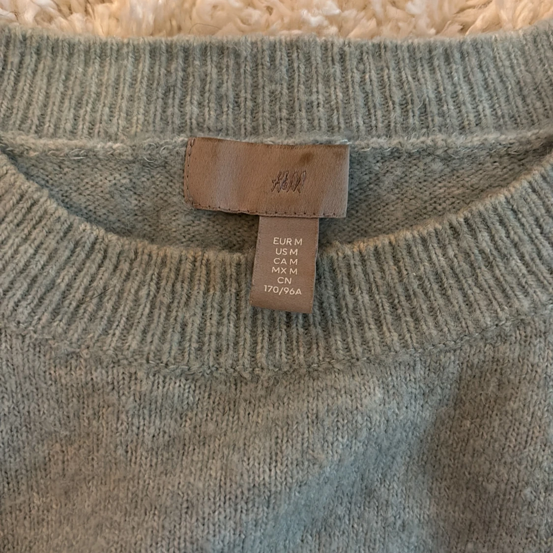 Turkos stickad tröja från H&M - 2