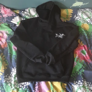 Arcteryx hoodie - Fet hoodie som aldrig kommer till användning längre. Sitter bra på en som är ca 180 cm. Inga stora defekter! Öppen till Byten. Pris diskuteras. Står L men sitter som M