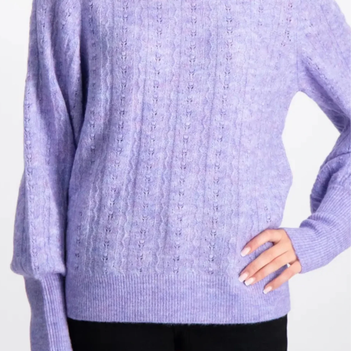 Lila tröja 