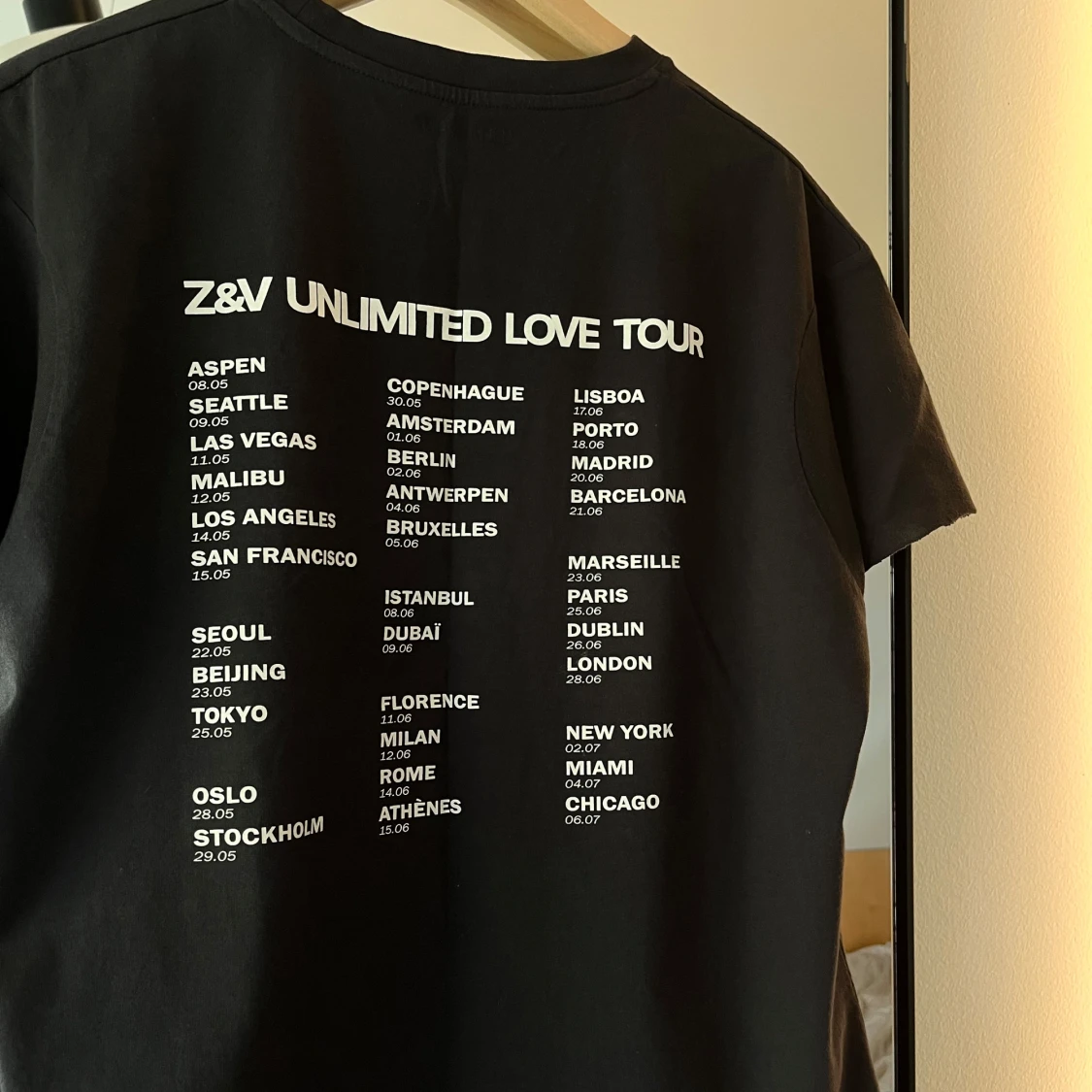 Zadig & Voltaire svart CRUSH t-shirt - 1