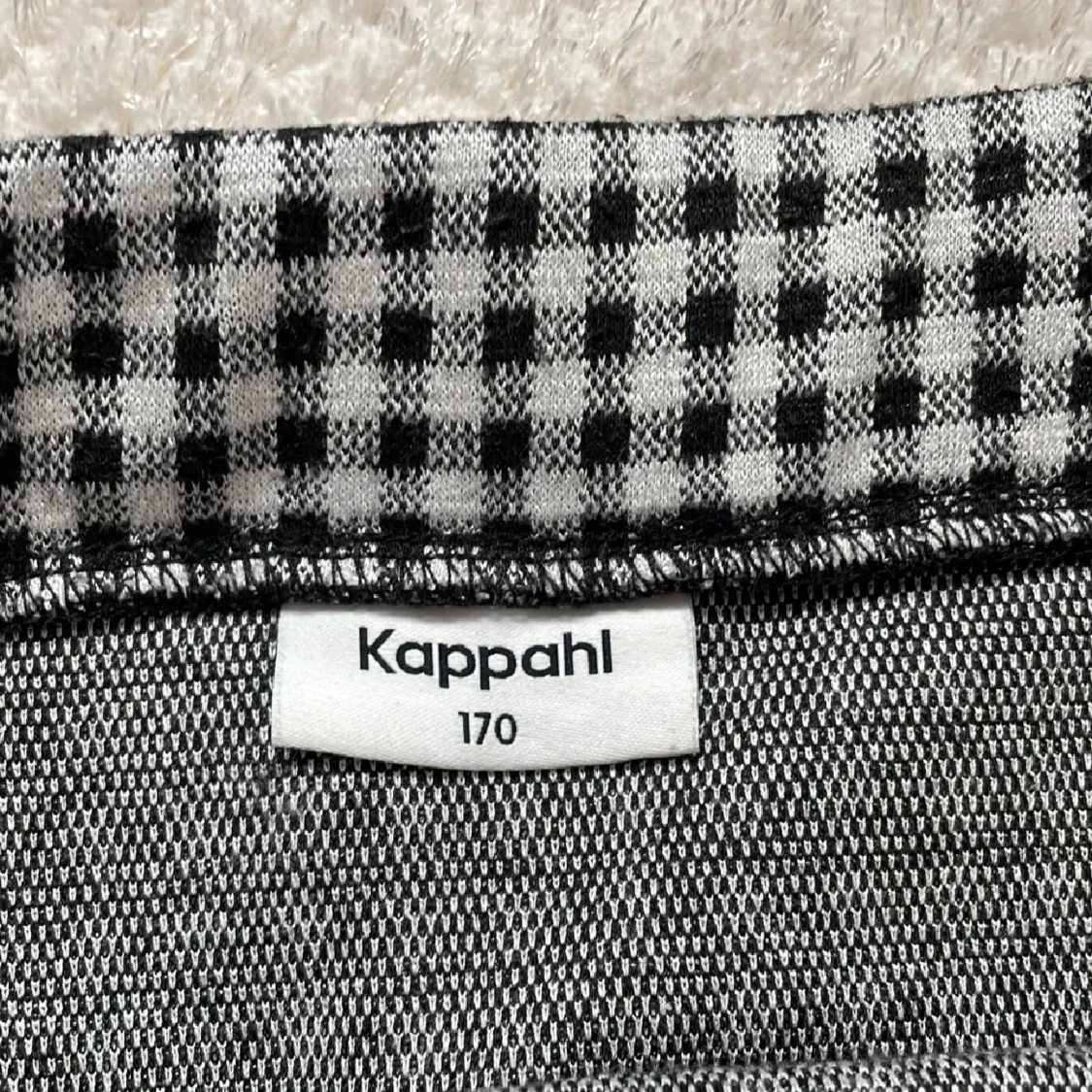 söt Rutig volangkjol - 2