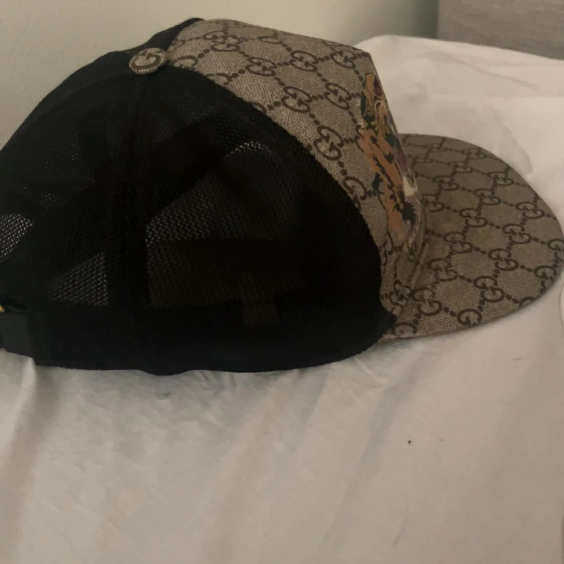 Gucci keps med tiger och GG-mönster - 1