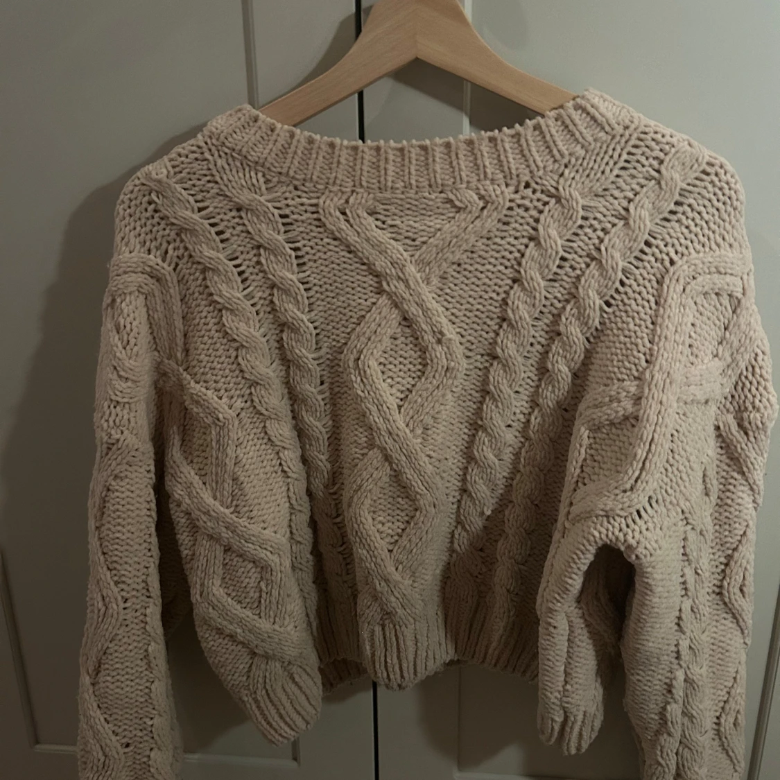 Mysig stickad tröja - 2