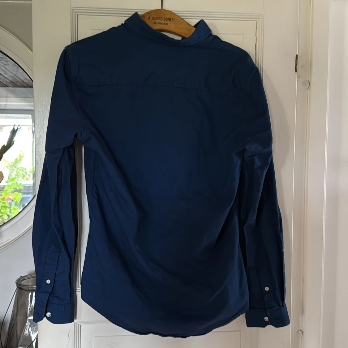 Mörkblå skjorta från Zara Man slim fit - 1