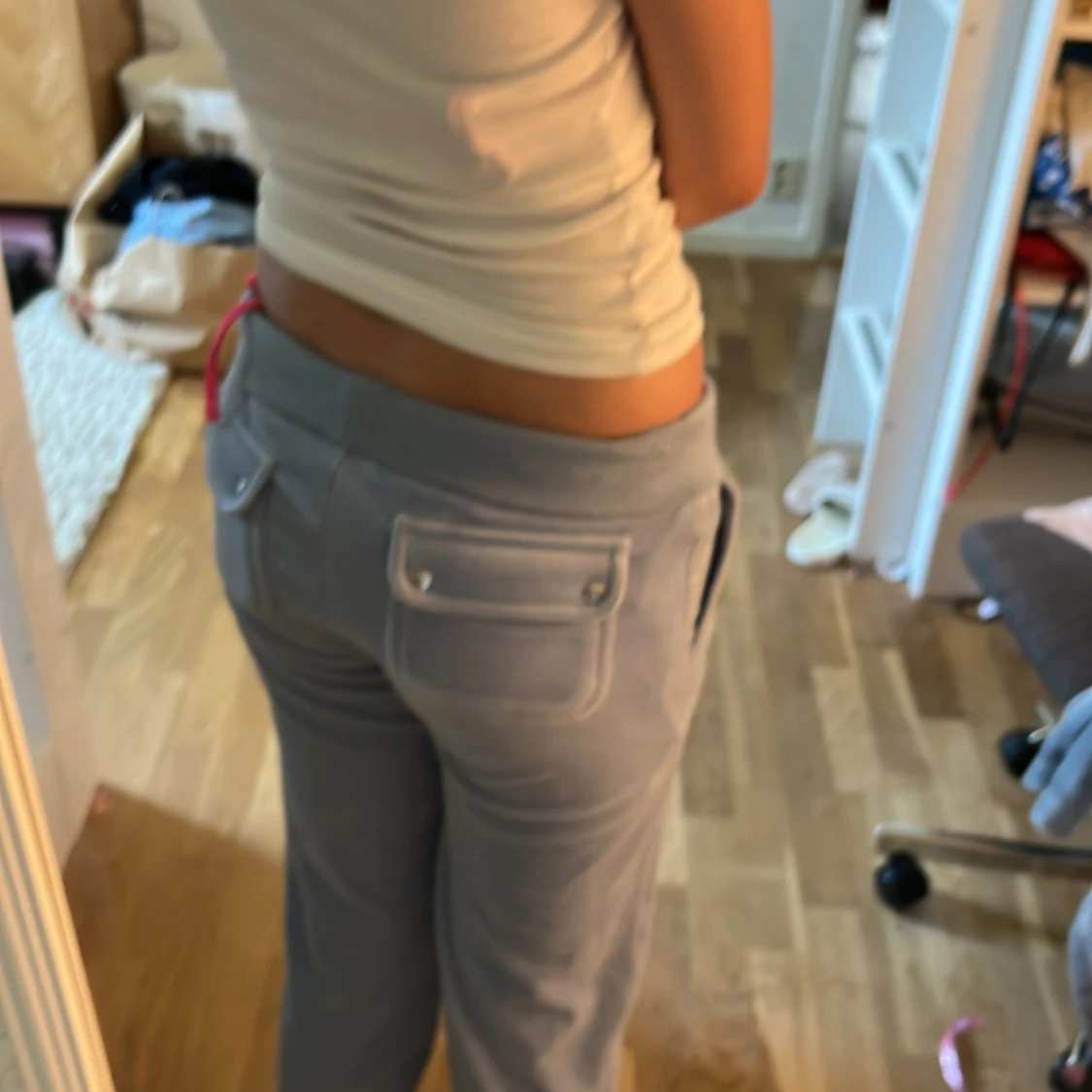 Ljusblå juicybyxor - 1