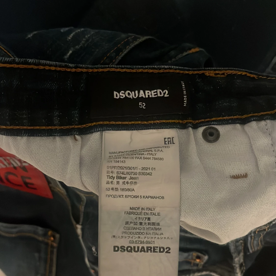 Mörkblå jeans från Dsquared2 - 4
