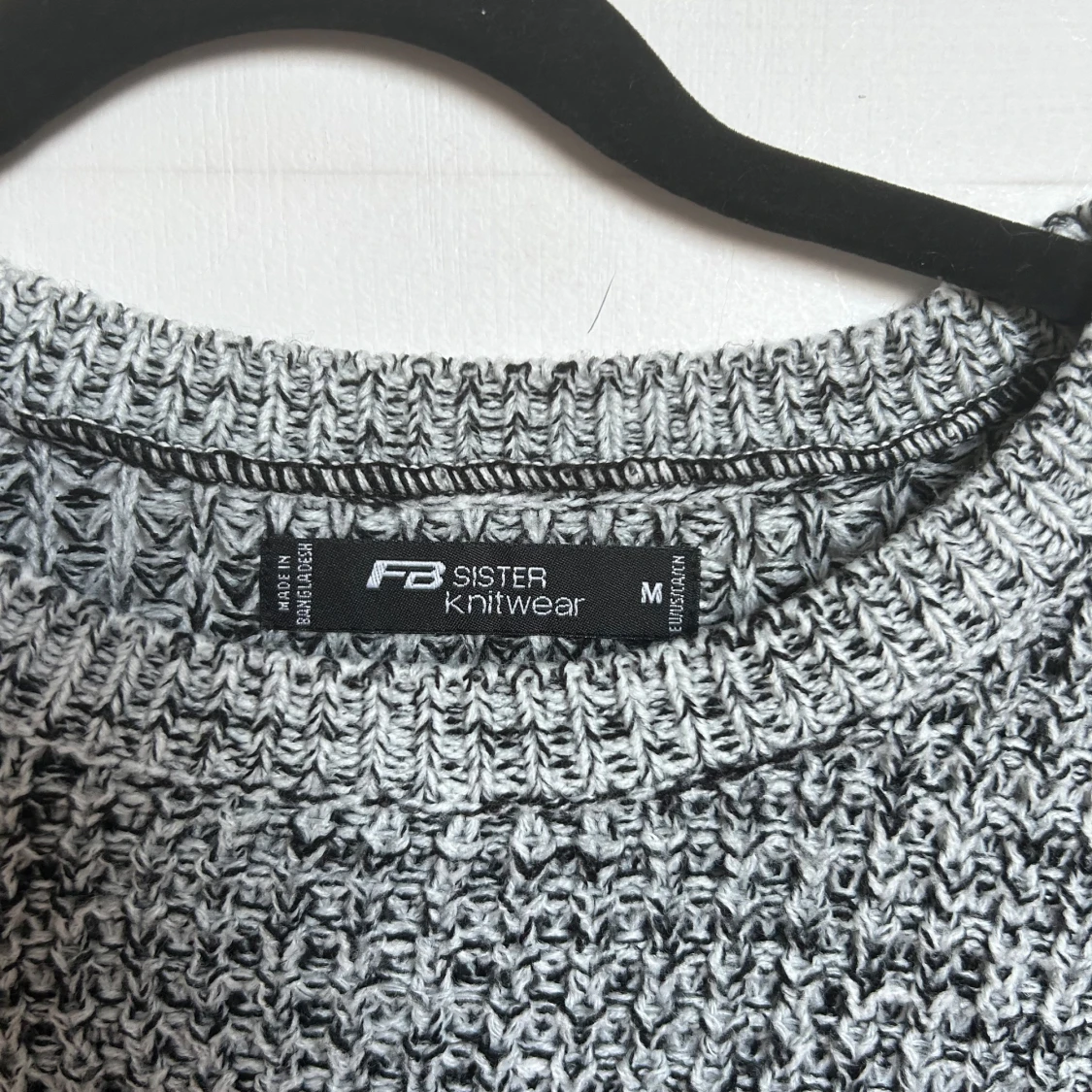 Grå stickad tröja från FB Sister - 2