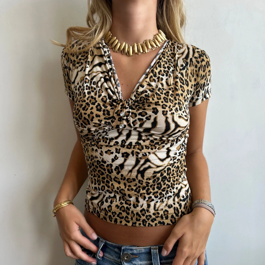 Leopard print topp D&G - 1