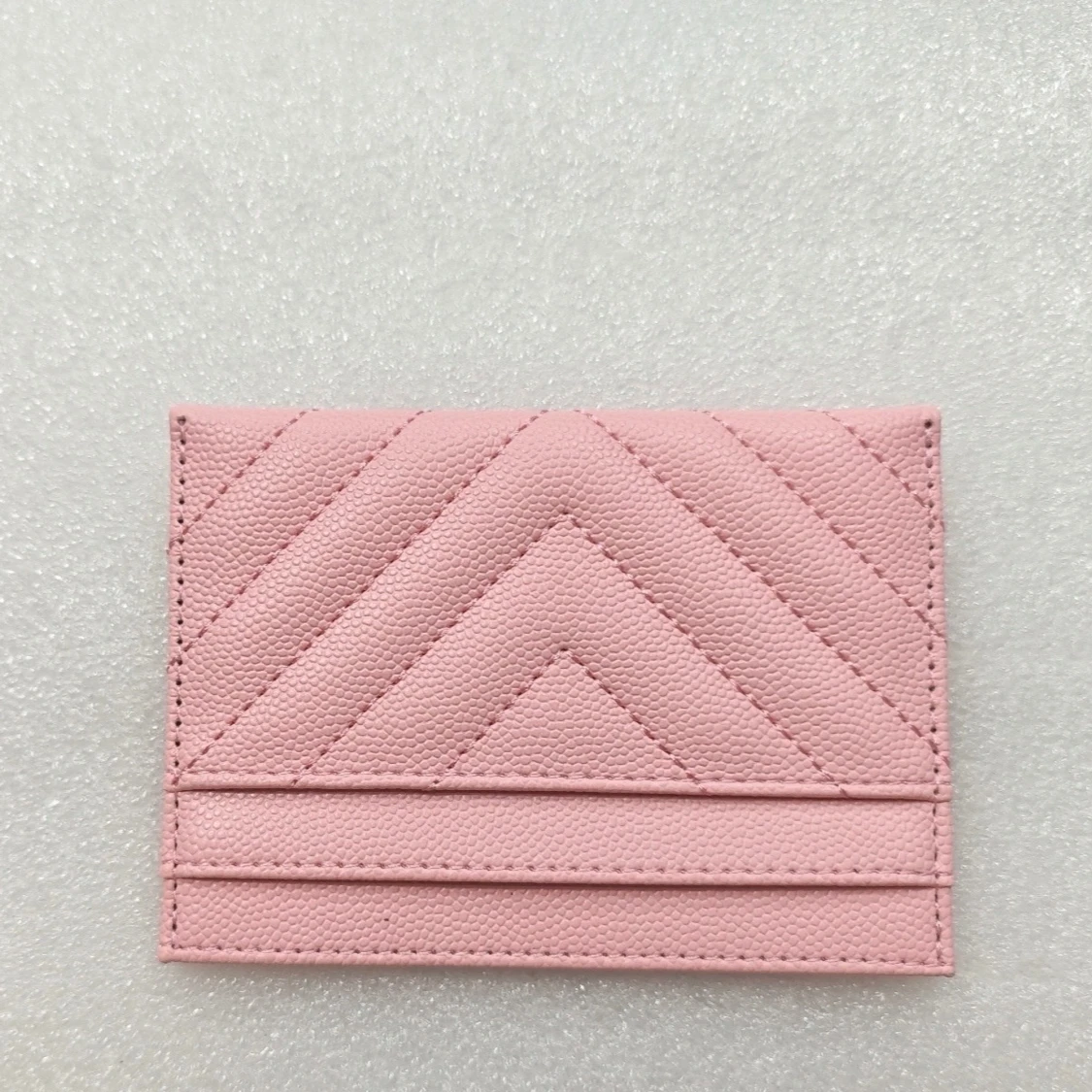 Rosa YSL quiltad kortplånbok - 2