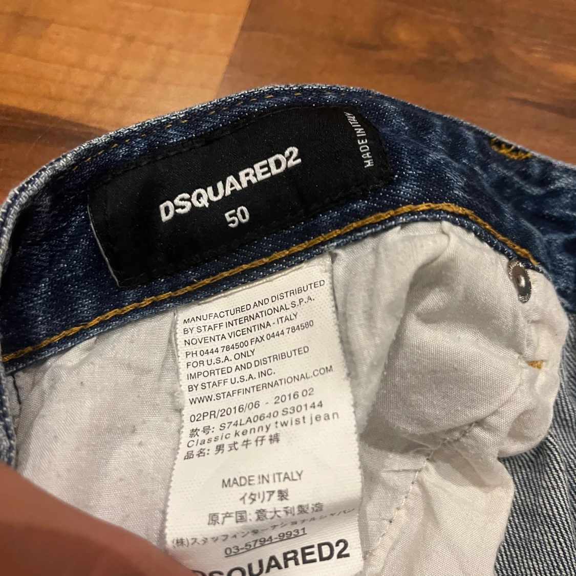 Dsquared2 jeansshorts med färgstänk - 3