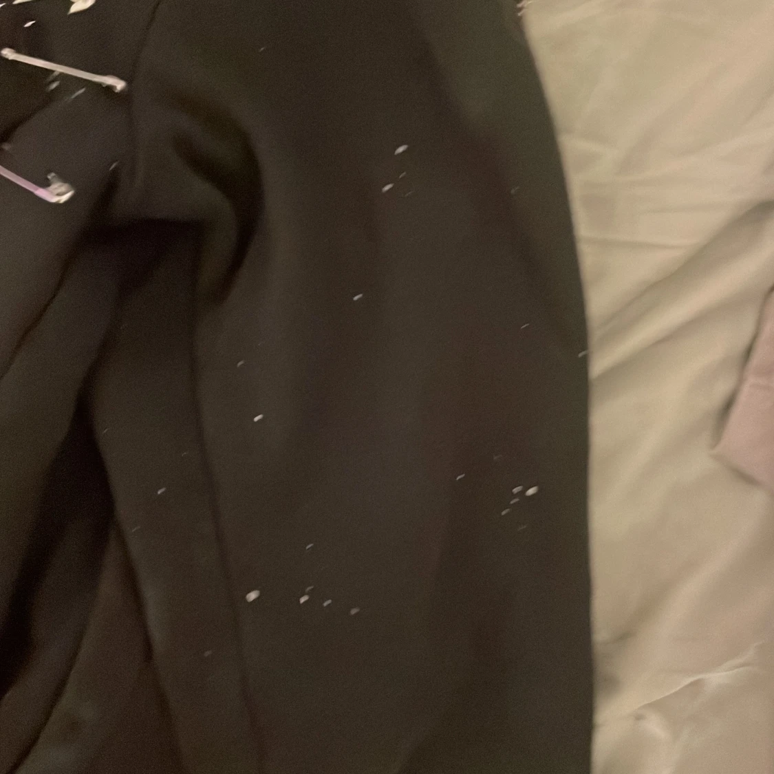 Svart DÖD MARK hoodie zip up  - 3