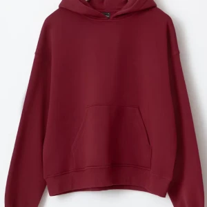 Mörkröd hoodie - Mörkröd hoodie från gina, superskön och fint skick