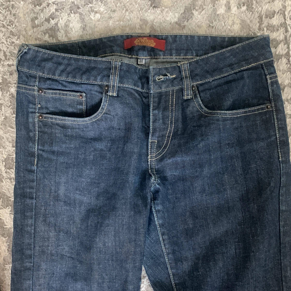 Mörkblå jeansbyxor från Aigle Denim - 1