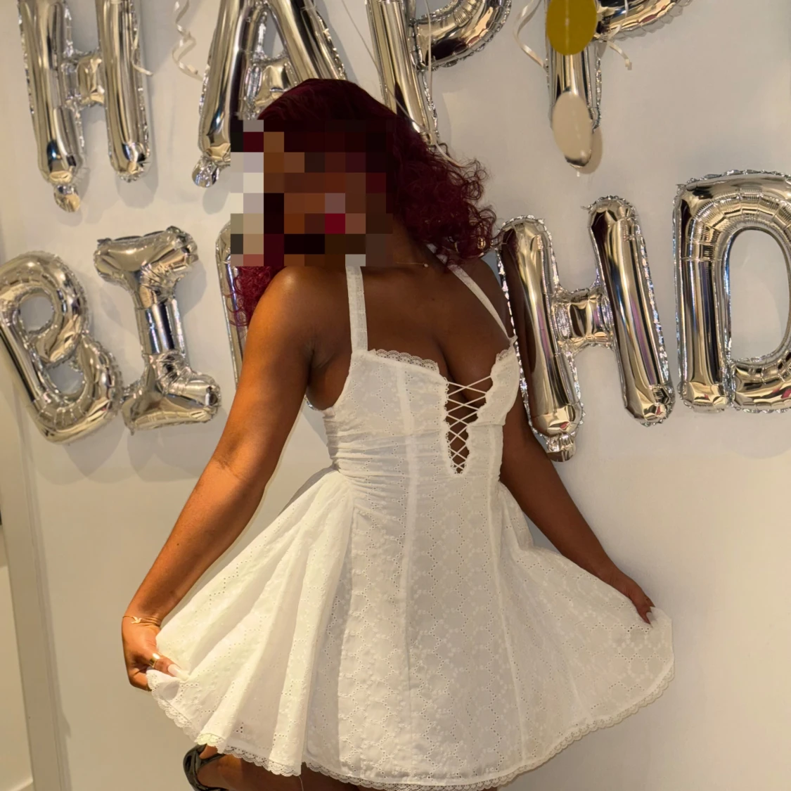  Vit kortklänning för sommaren  - 2