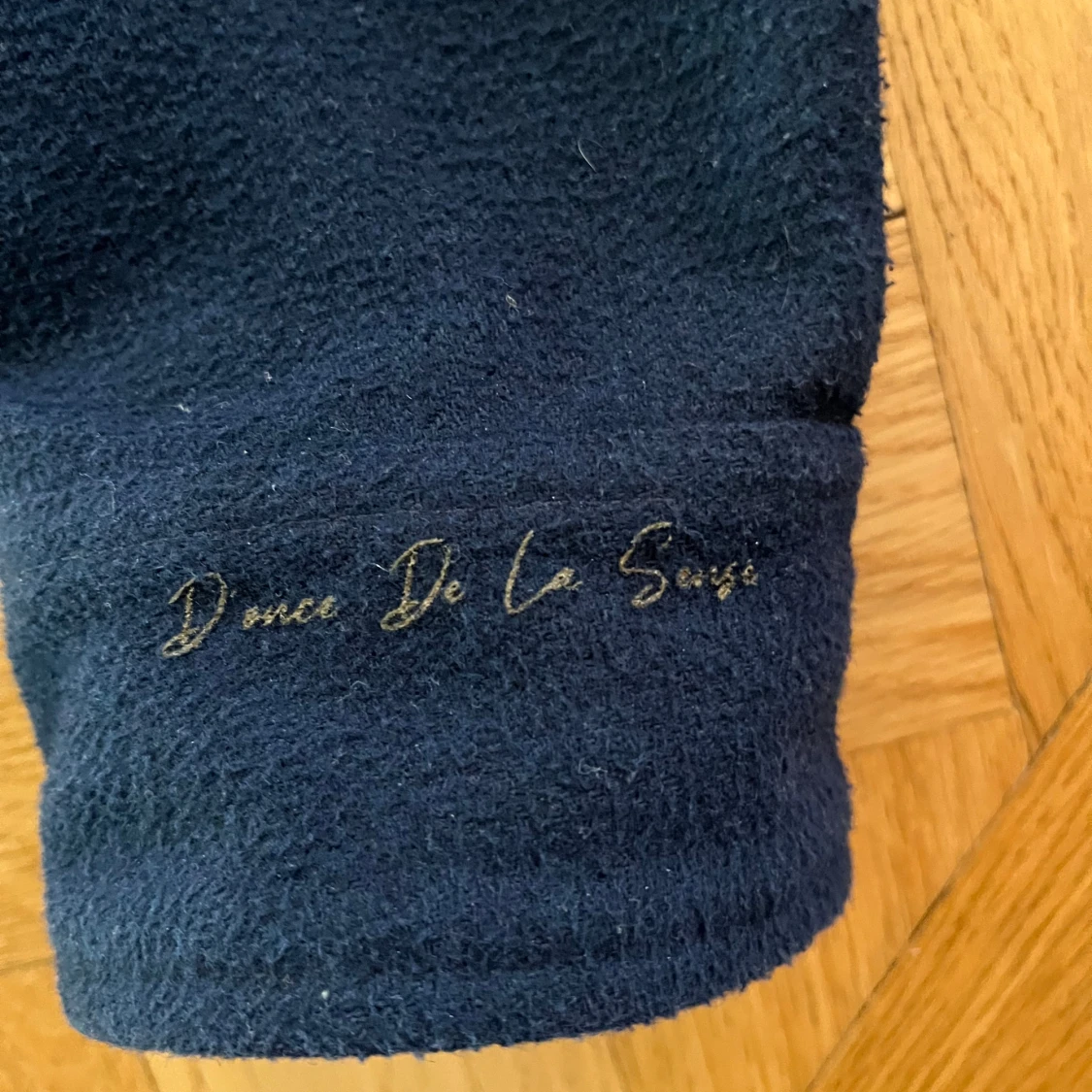 Mörkblå fleece overshirt från Donce de la sense strl M - 2