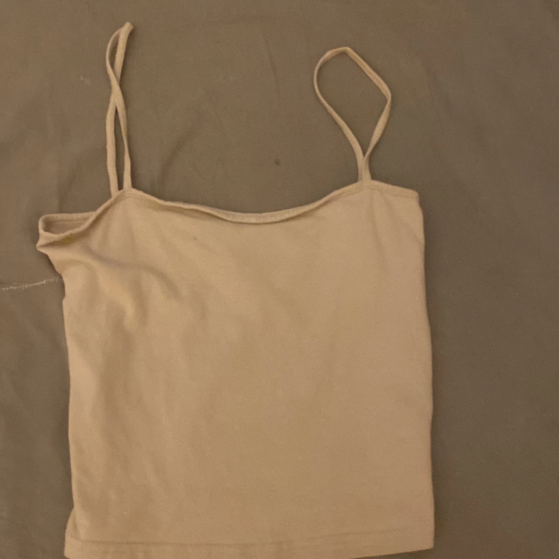 Beige linnetopp från Divided