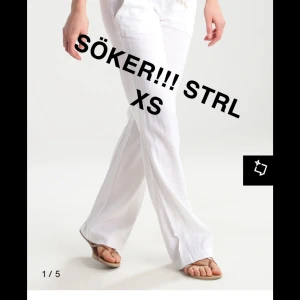 Vita Roxy linnebyxor !! - Köpte mina precis och provade inte dem innan jag drog av lappen, söker därav ett par likadan i en strl mindre, jag kan tänka mig att byta!!