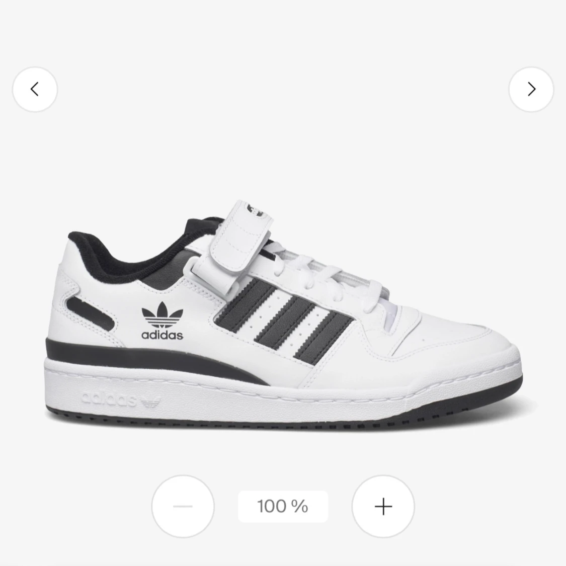 Adidas Forum Low svart/vita - 1