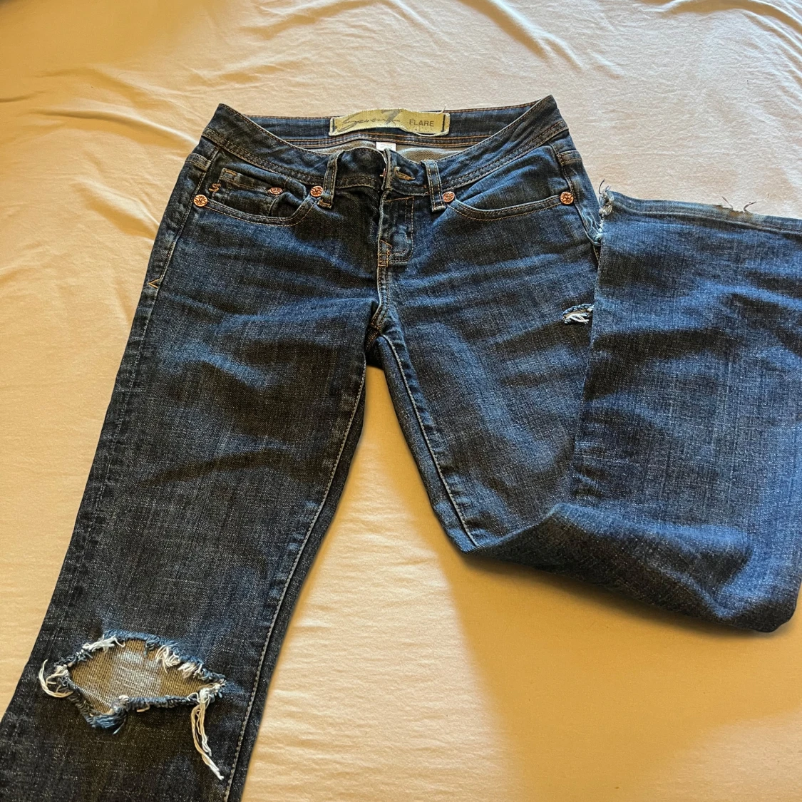 Lågmidjade jeans
