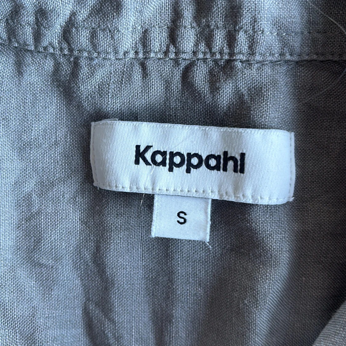 Grå linneskjorta från Kappahl - 2