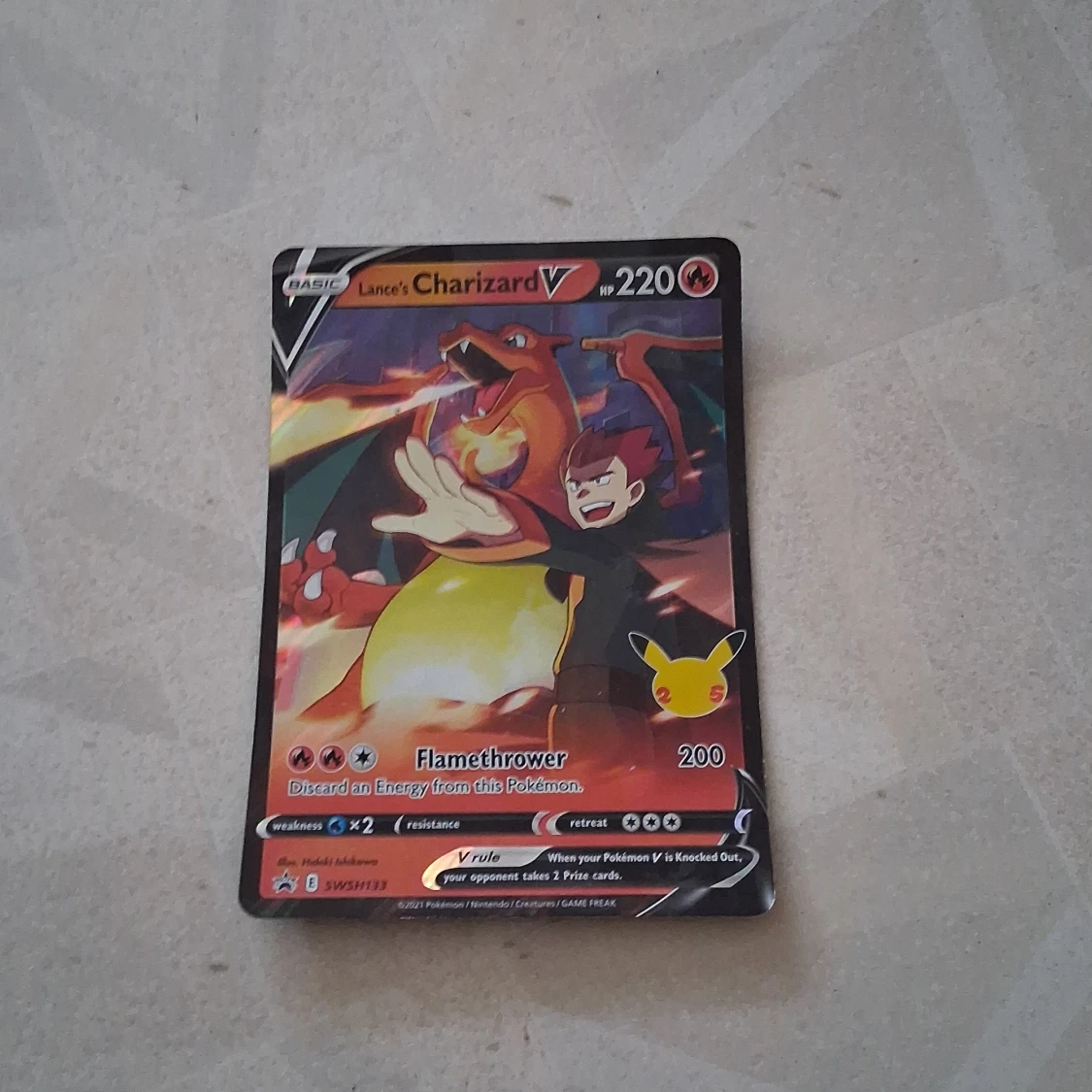 Lance's Charizard V (stor)