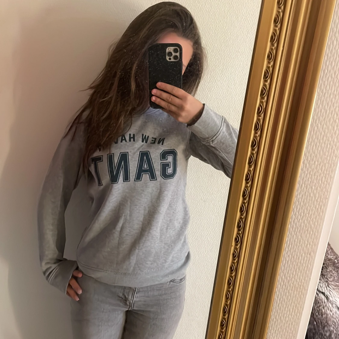 Grå sweatshirt från GANT