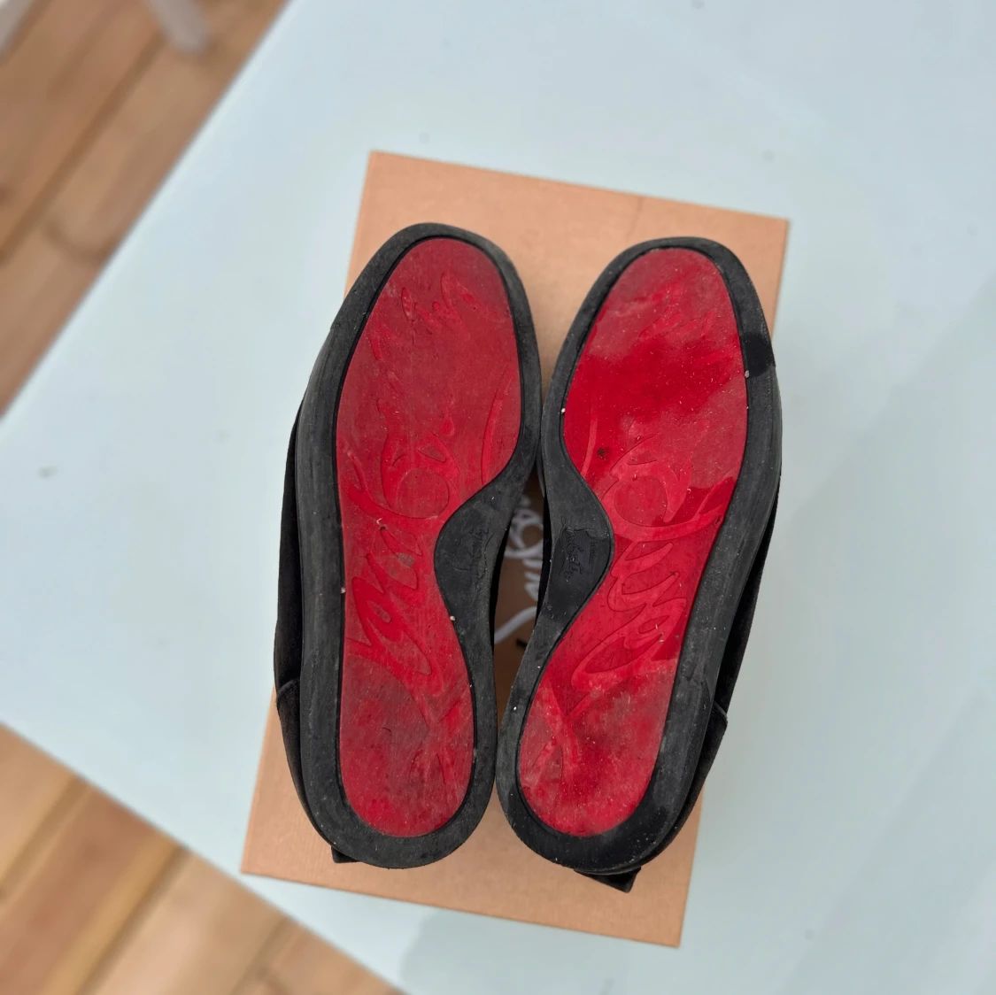 Svarta Louboutin Louis Junior Spikes - 4