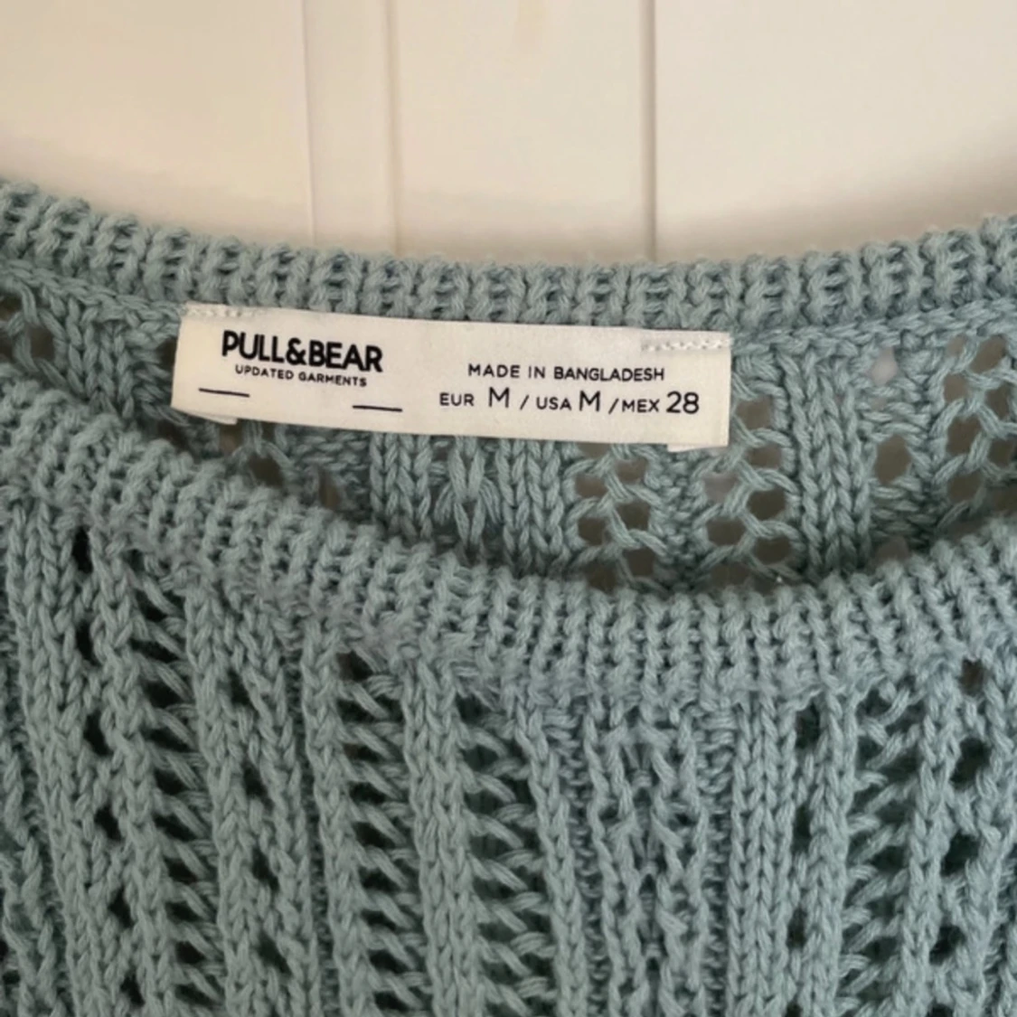 Ljusblå croppad topp  - 1