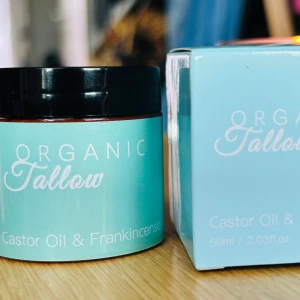 Organic Tallow with castor oil & frankincence! - Organic Tallow with castor oil & frankincence. 60 ml. Plomberad.