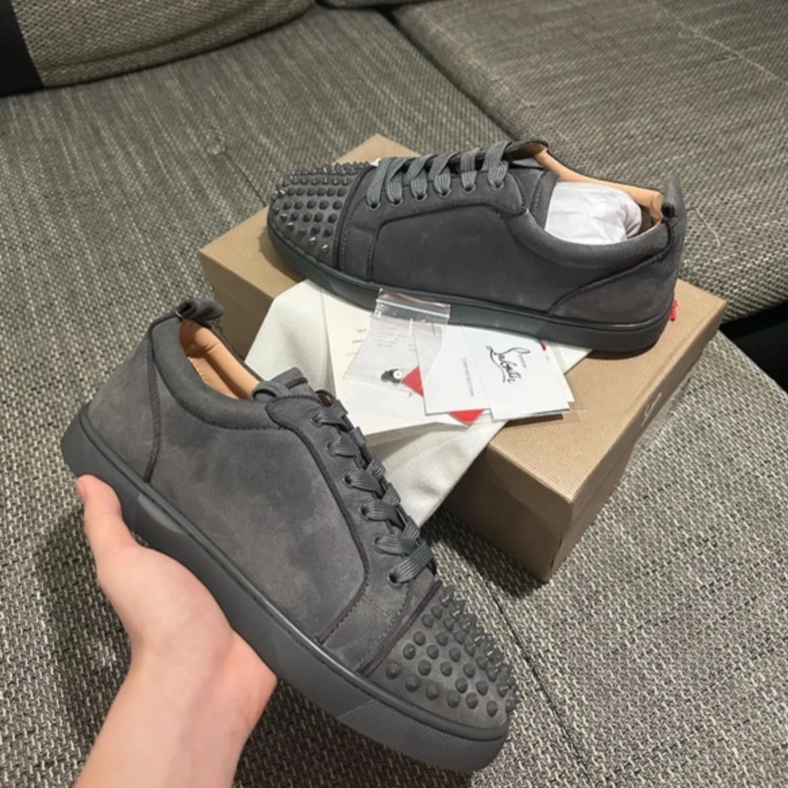 Christian Louboutin grå - 1