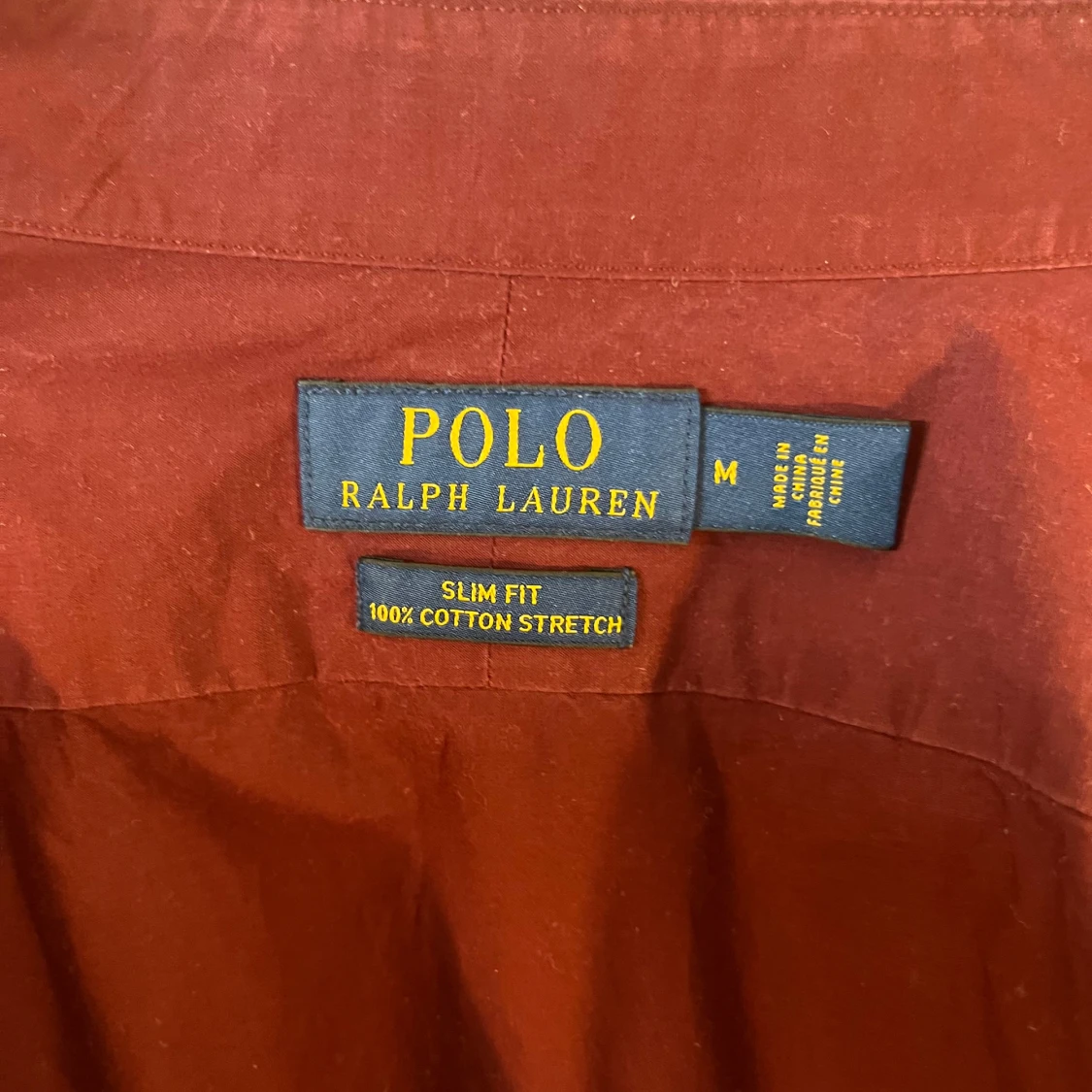 Vinröd Ralph Lauren skjorta - 2