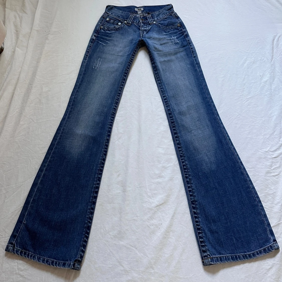 Lågmidjade bootcut jeans - 90