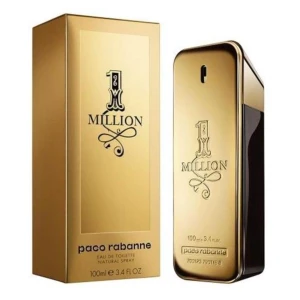 1 Million gold 100ml - 1 Million från Paco Rabanne är en ikonisk herrparfym med lyxig guldskimrande flaska i rektangulär form. Doften är kryddig och fräsch med inslag av läder, kanel och blodapelsin. Flaskan rymmer 100 ml.