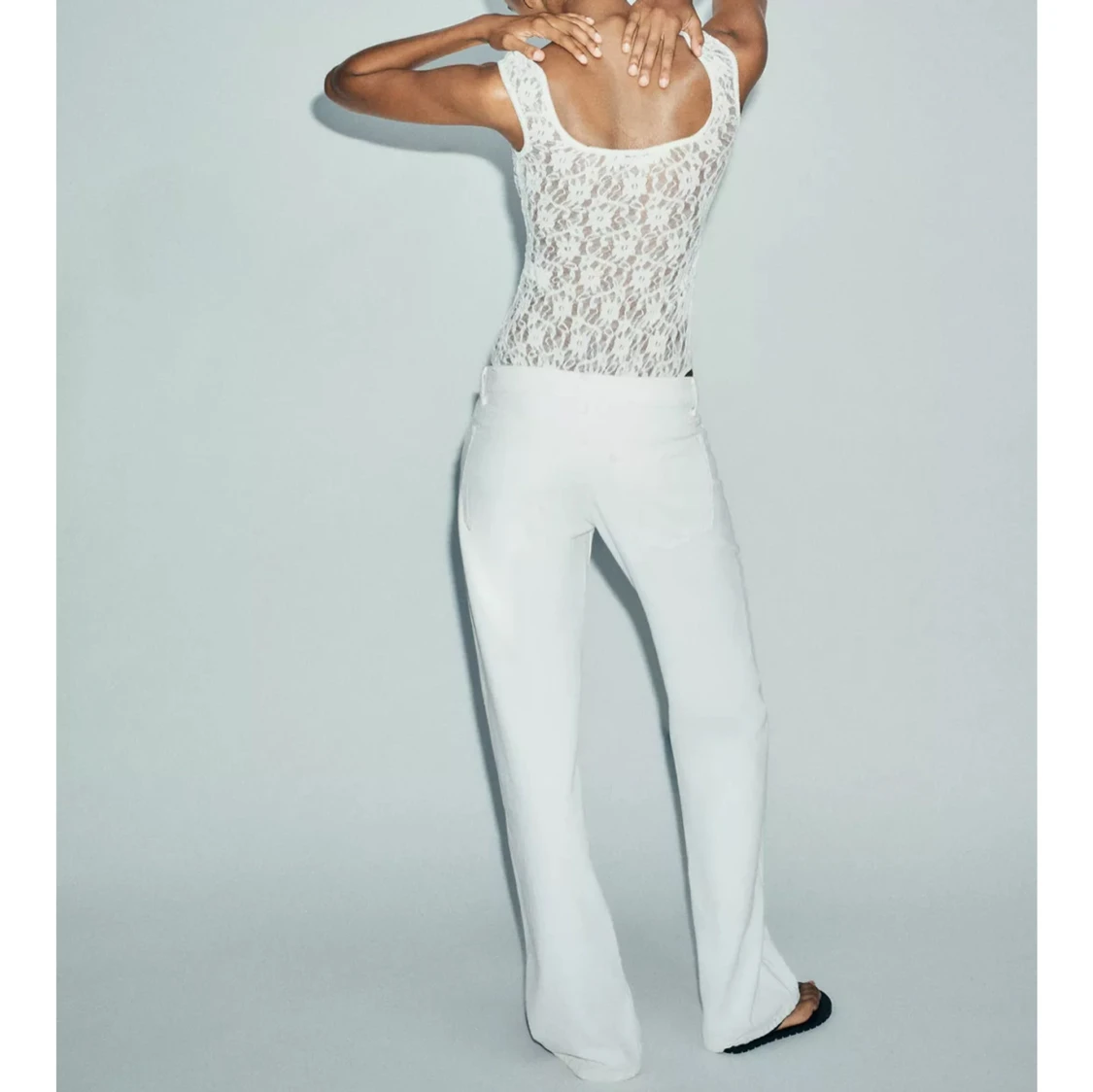 Vita wide jeans med rak passform - 1