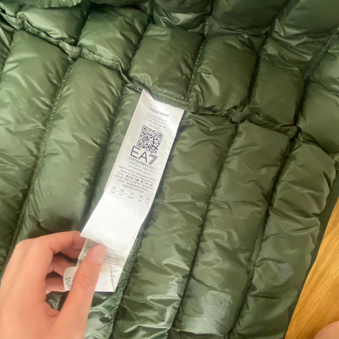 Grön dunjacka EA7 Emporio Armani - 2