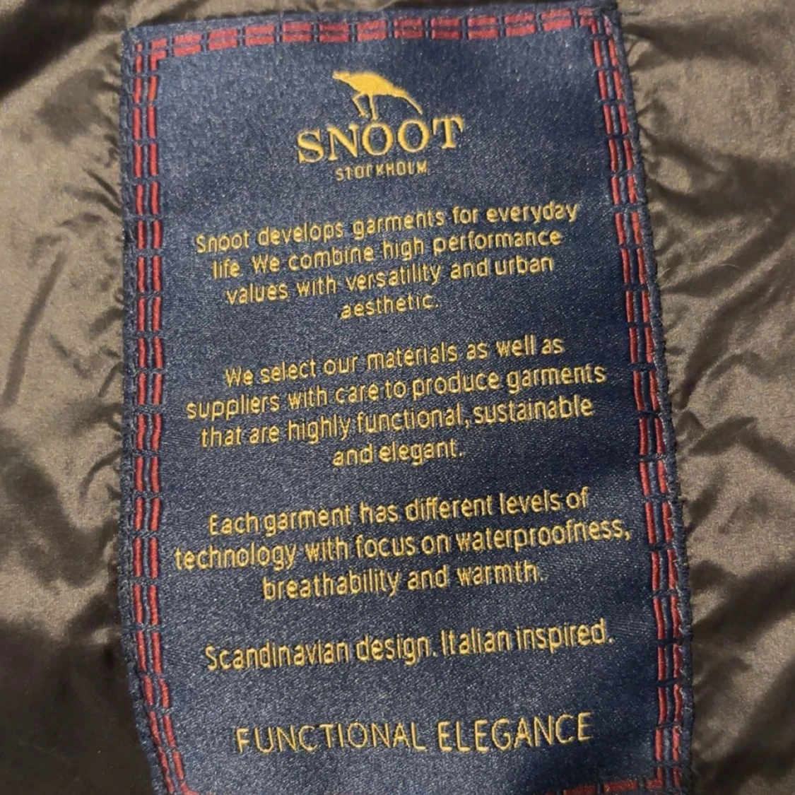 Mörkblå hybridjacka från Snoot - 3