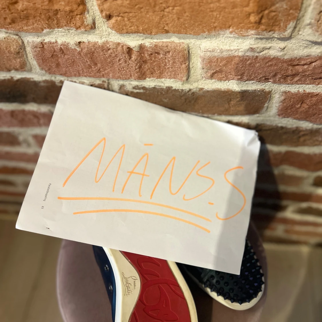 Christian Louboutin Navy Blue  - 3