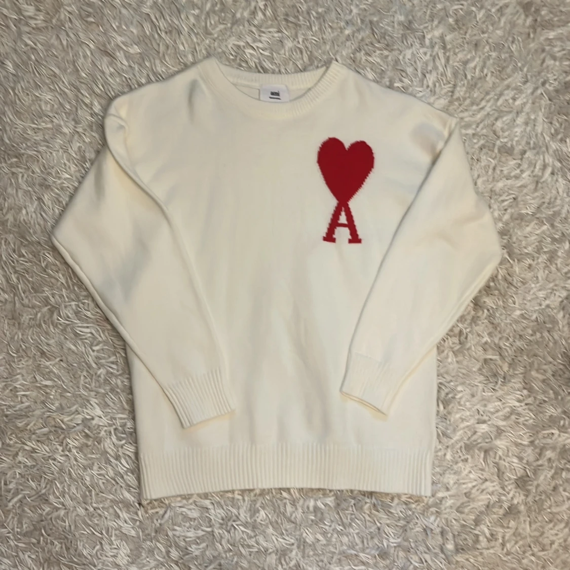 Beige ami Paris tröja