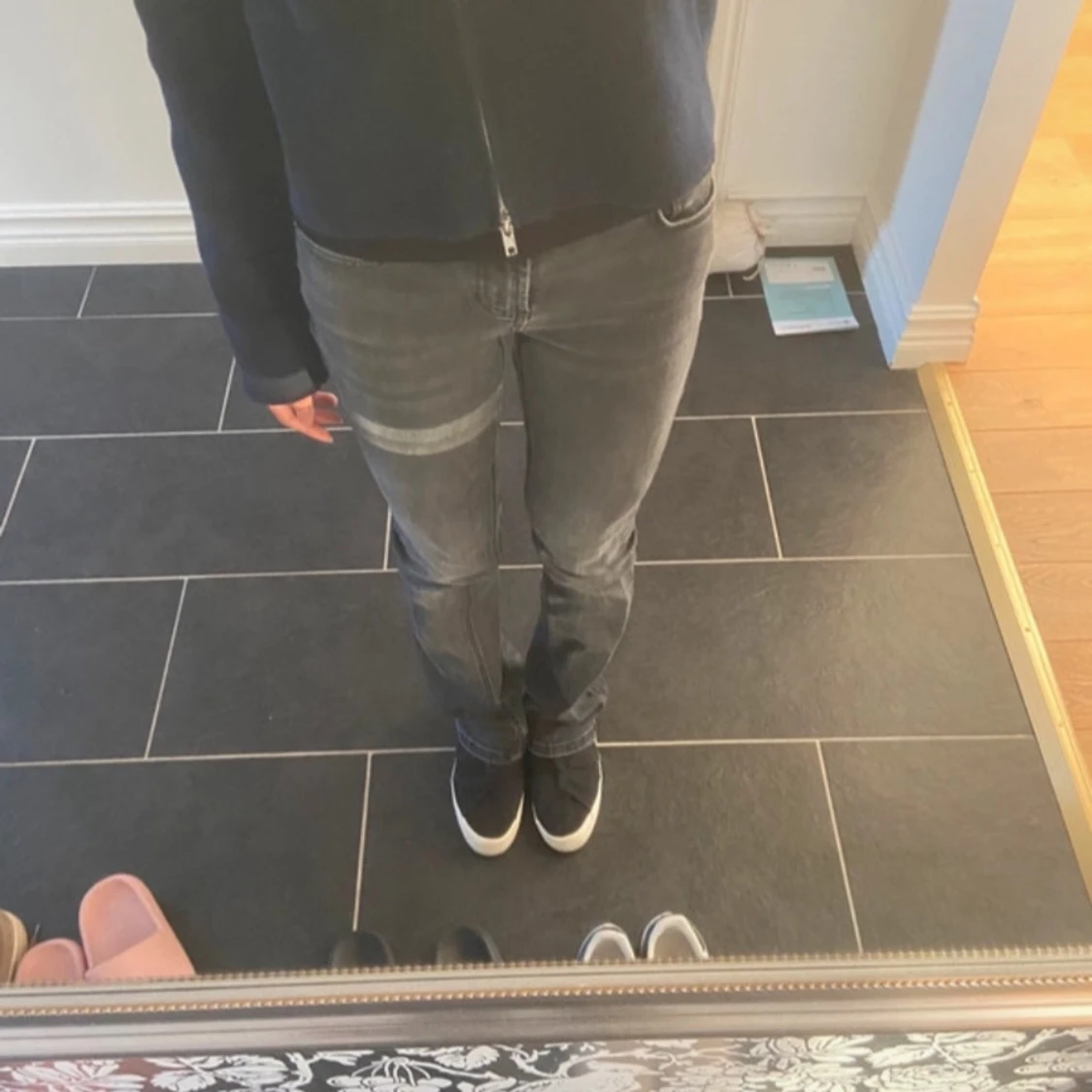 Svarta sneakers med knytning från Anna Field  - 2