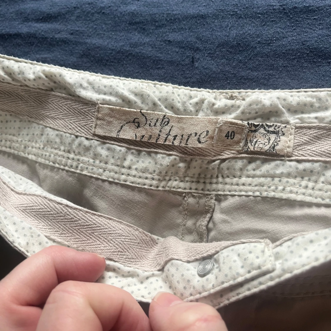 Beige cargopants från Sub Culture - 3