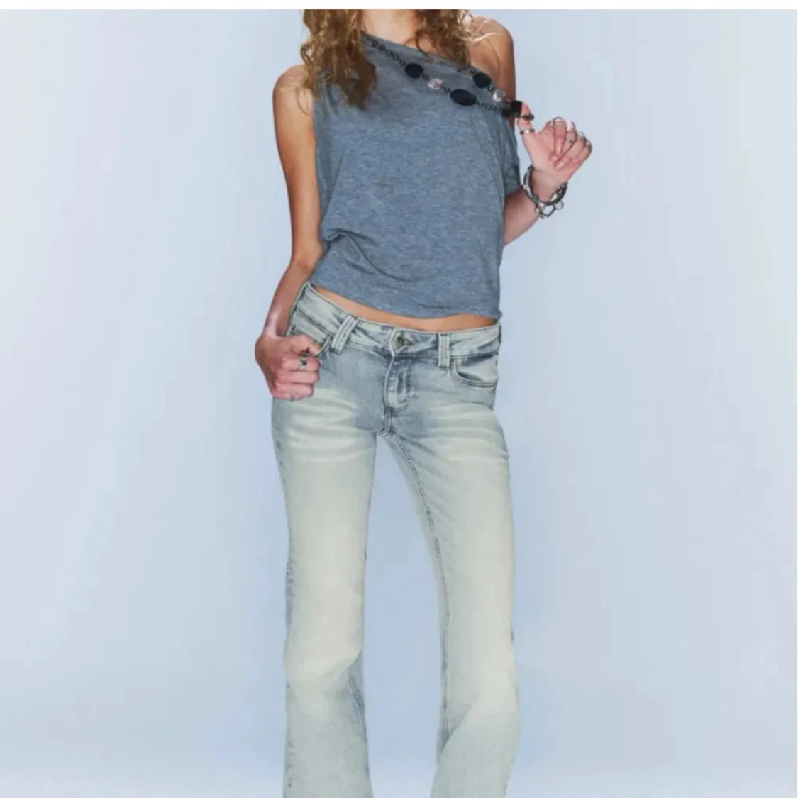 Replay bootcut jeans ljusblå