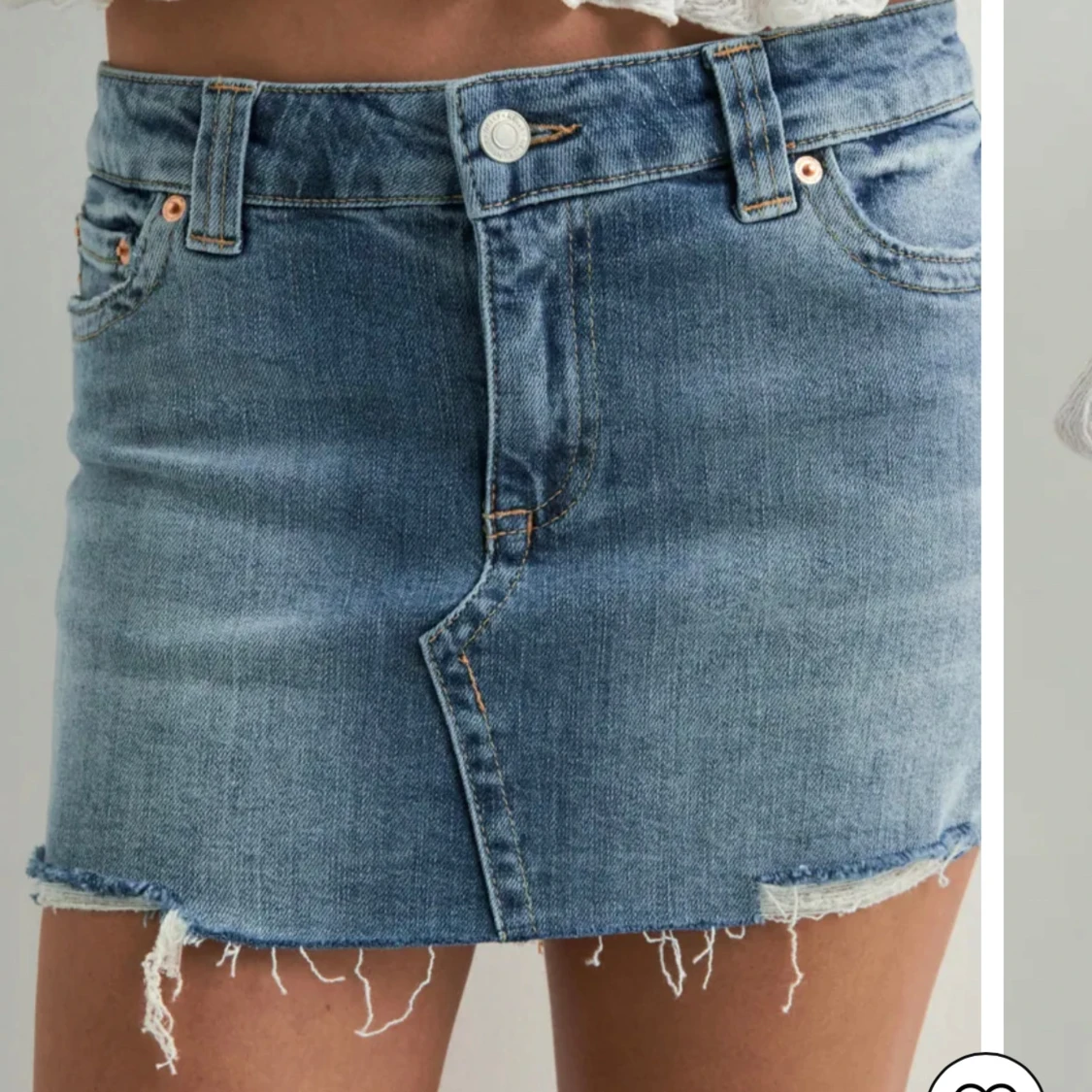 Blå jeanskjol Nelly