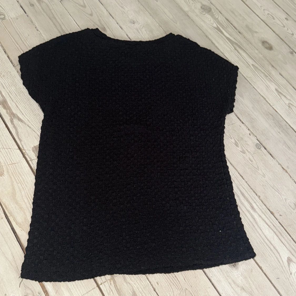 Svart stickad topp från Zara - 1