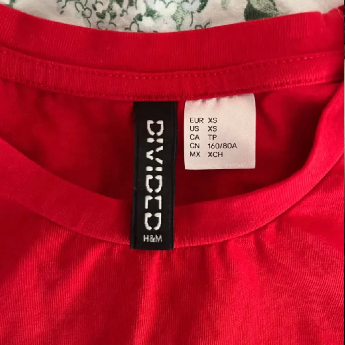 Röd croppad topp - 1