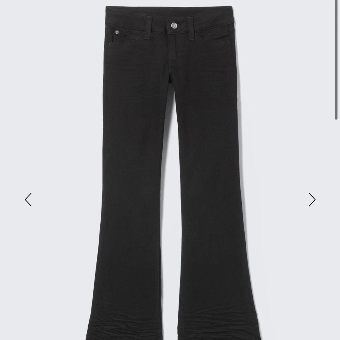 Svarta bootcut jeans från cheap Monday  - 1