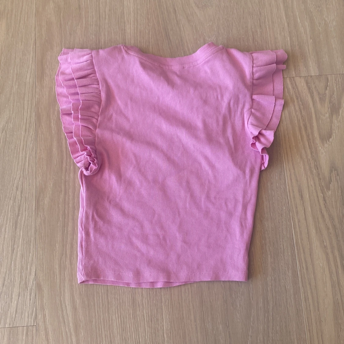 Rosa volangärmad topp från Zara - 1