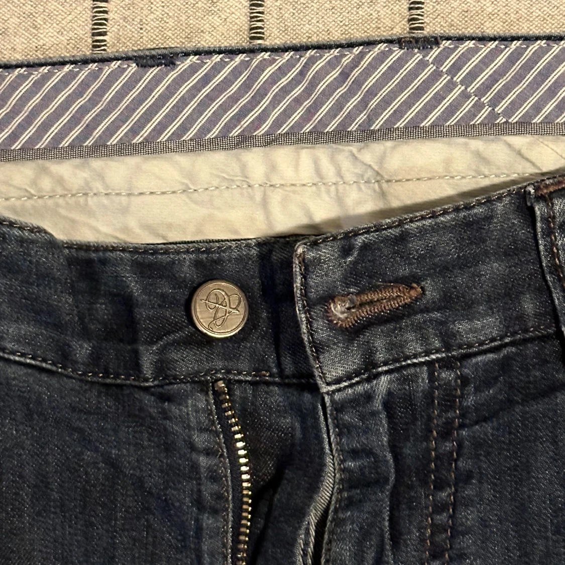 Canali mörkblå jeans – strl 50 - 3