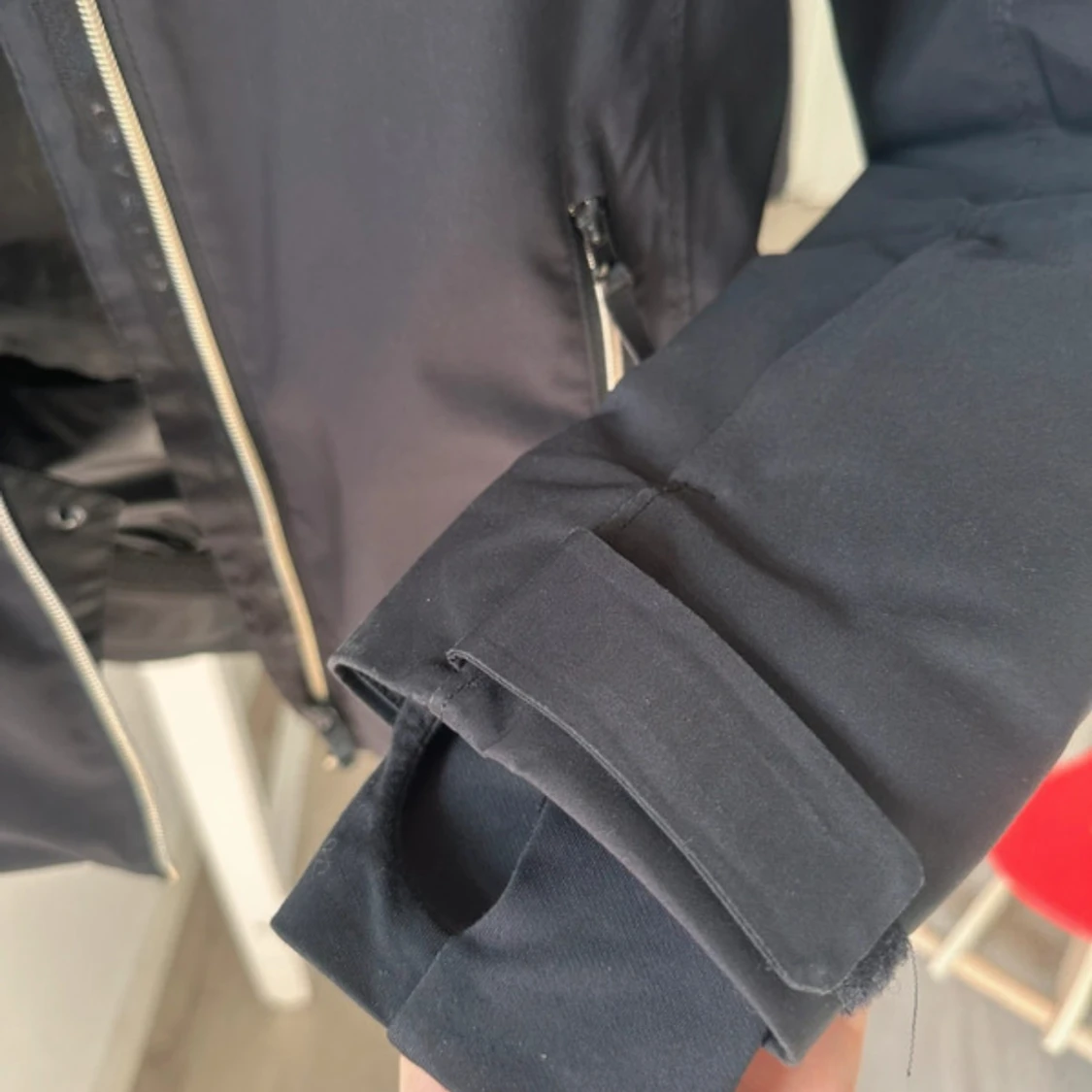 Svart vindjacka från Everest med huva - 2