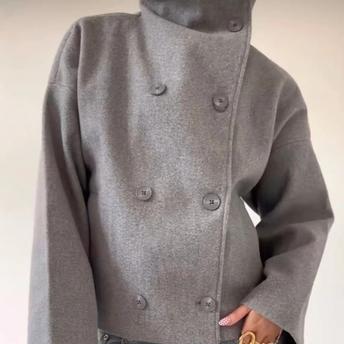 Kappa med hög krage  - 1