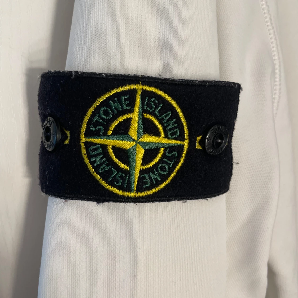Vit sweatshirt från Stone Island - 3